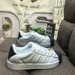 Adidas Superstar White and Black Lifestyle Sneakers