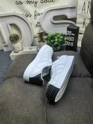 Adidas Superstar White and Black Lifestyle Sneakers 6
