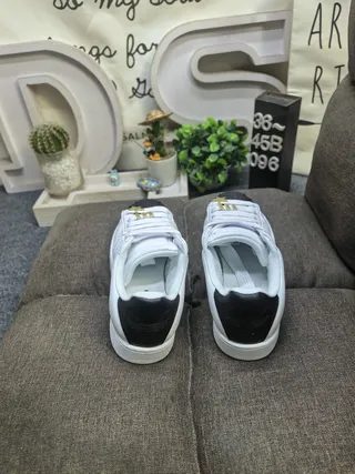 Adidas Superstar White and Black Lifestyle Sneakers 8