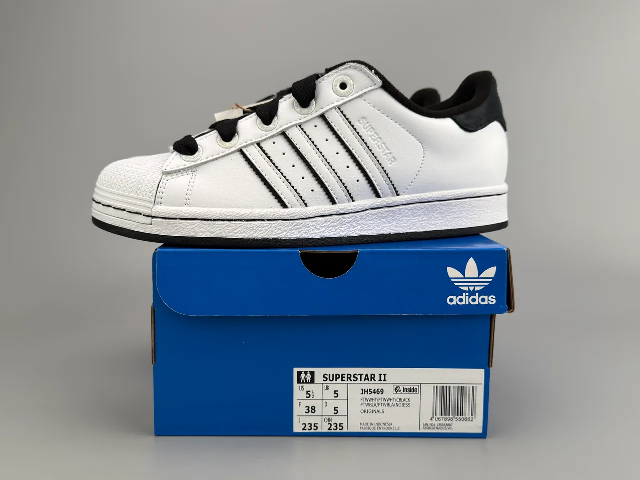 Adidas Superstar White and Black Lifestyle Sneakers 2