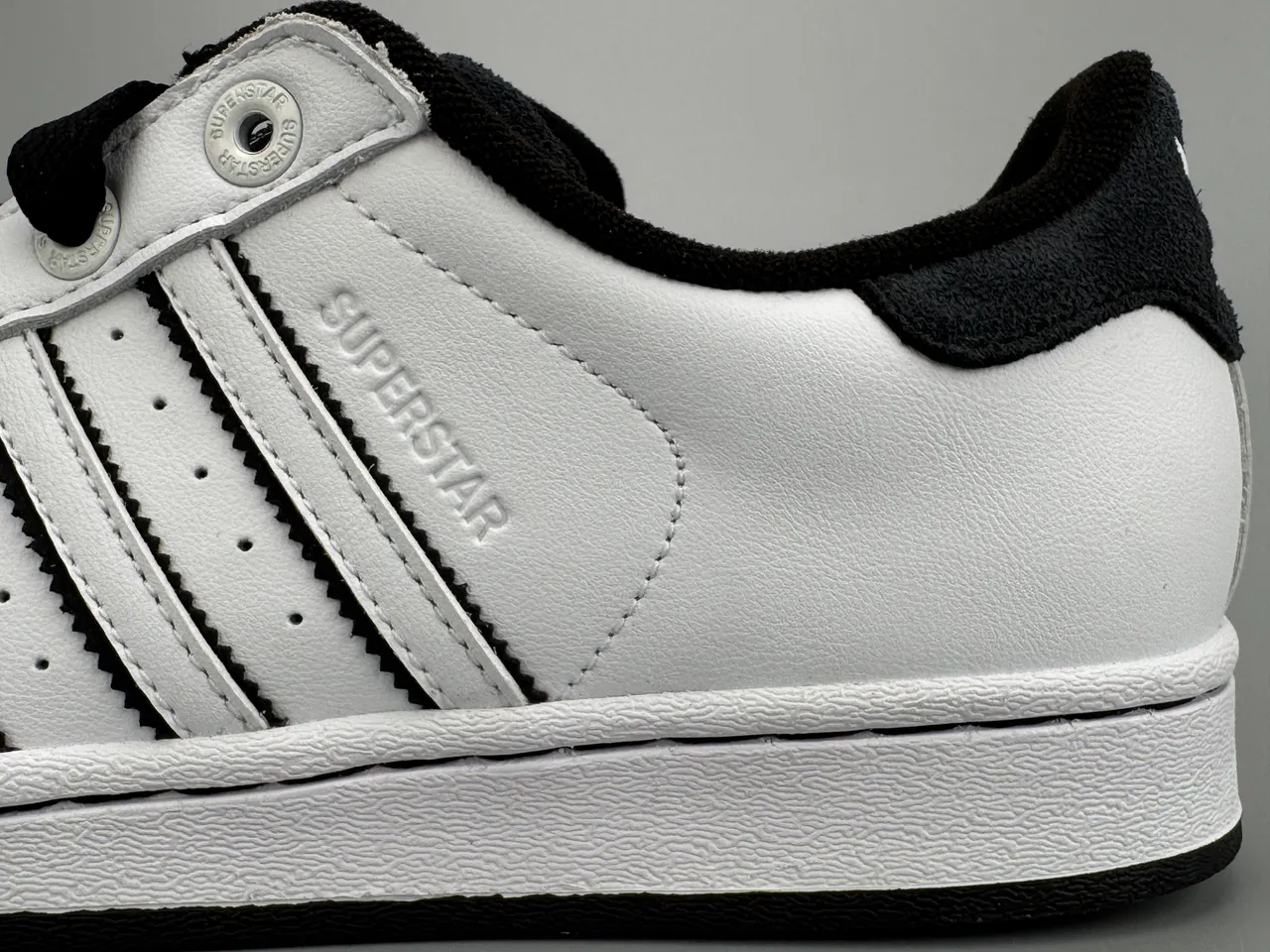 Adidas Superstar White and Black Lifestyle Sneakers 3