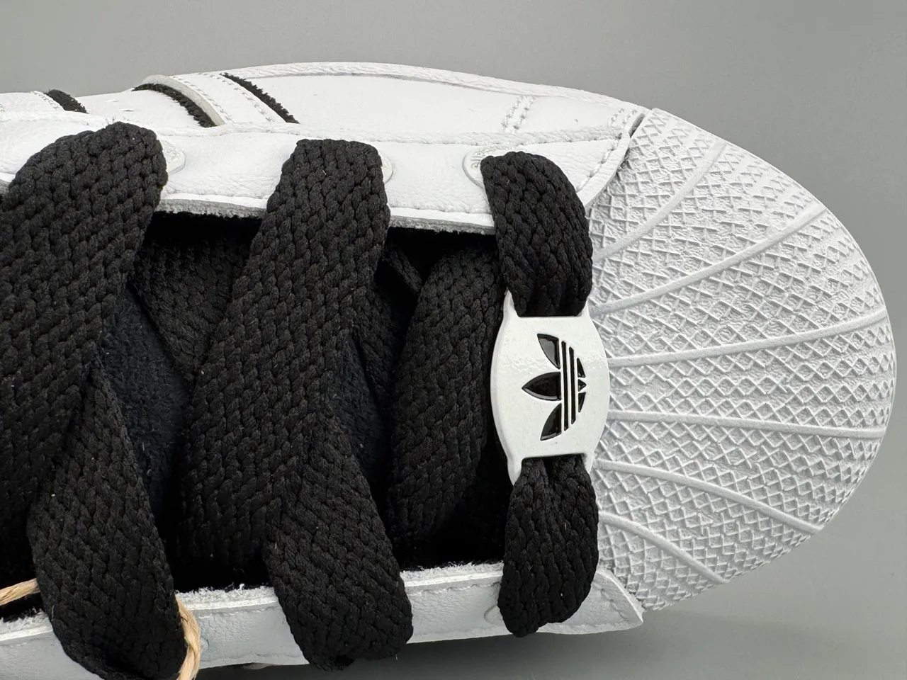 Adidas Superstar White and Black Lifestyle Sneakers 4