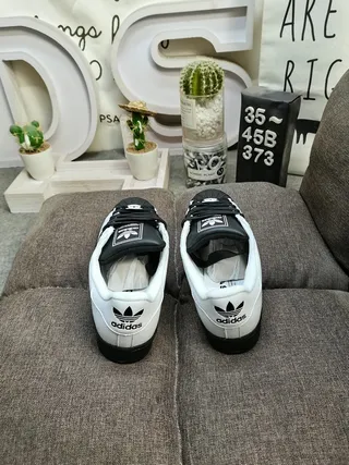 Adidas Superstar White and Black Lifestyle Sneakers 8