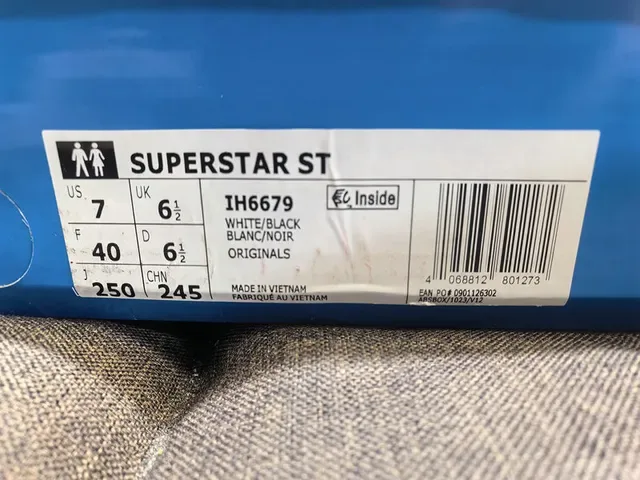 Adidas Superstar White Black Lifestyle Sneakers 22
