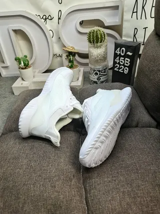 Adidas White and Black Running Shoes 6