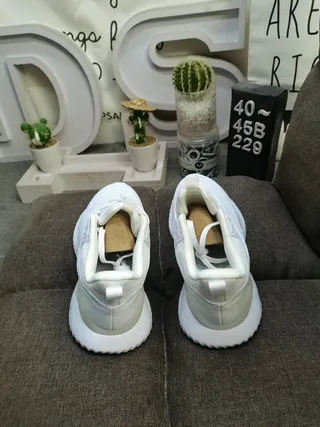 Adidas White and Black Running Shoes 8