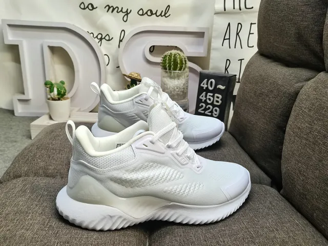 Adidas White and Black Running Shoes 11