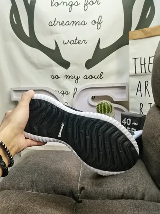 Adidas White and Black Running Shoes 24