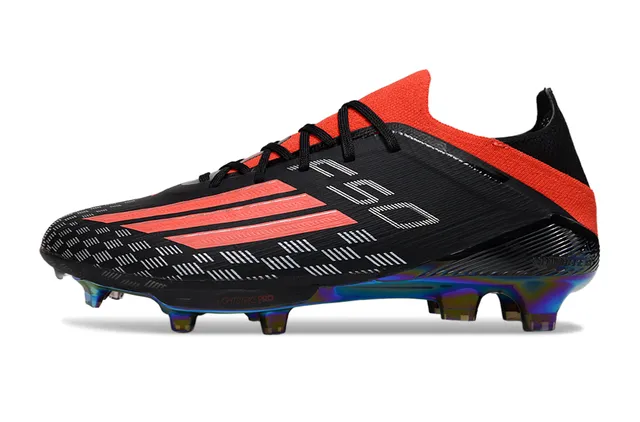 Adidas X Black Red Low-Cut Sock-Fit Collar Firm-Ground Soccer Shoes 7