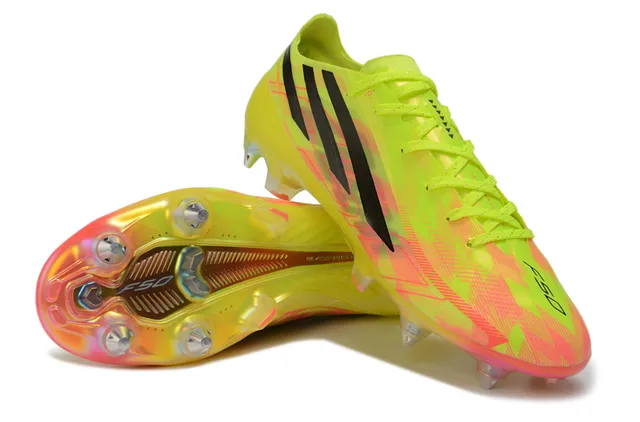 Adidas X Speedflow Hyperfast Neon Yellow Iridescent Firm-Ground Soccer Shoes 4