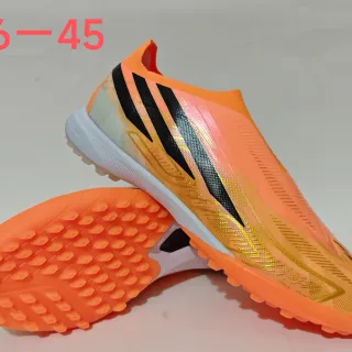 Adidas X Speedflow Orange Black Gold Turf Soccer Shoes