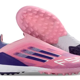 Adidas X Speedflow Rosa Morado Césped Zapatos de Fútbol