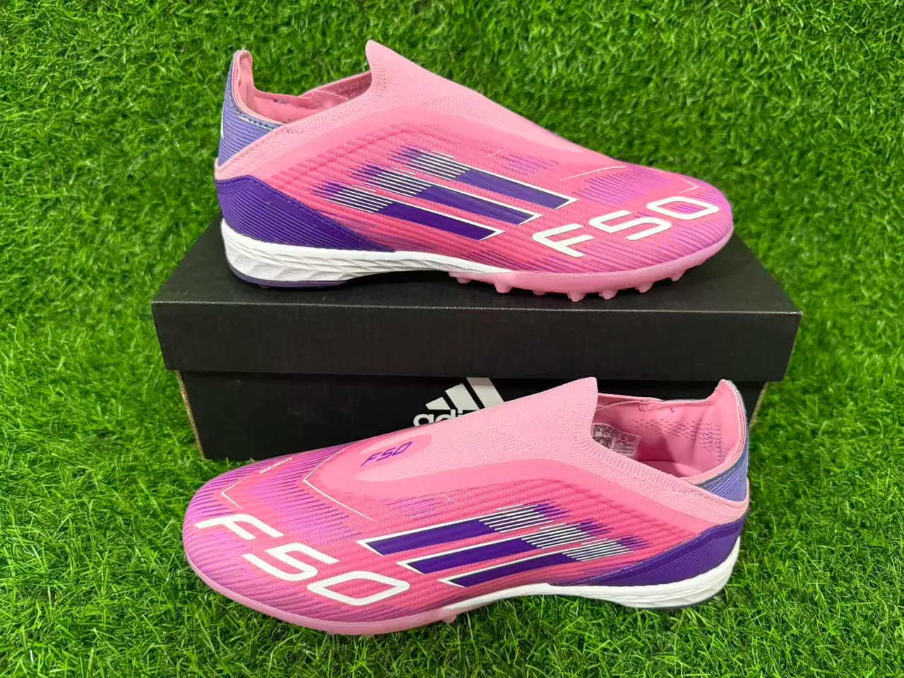 Adidas X Speedflow Rose Violet Pelouse Chaussures de Football 2