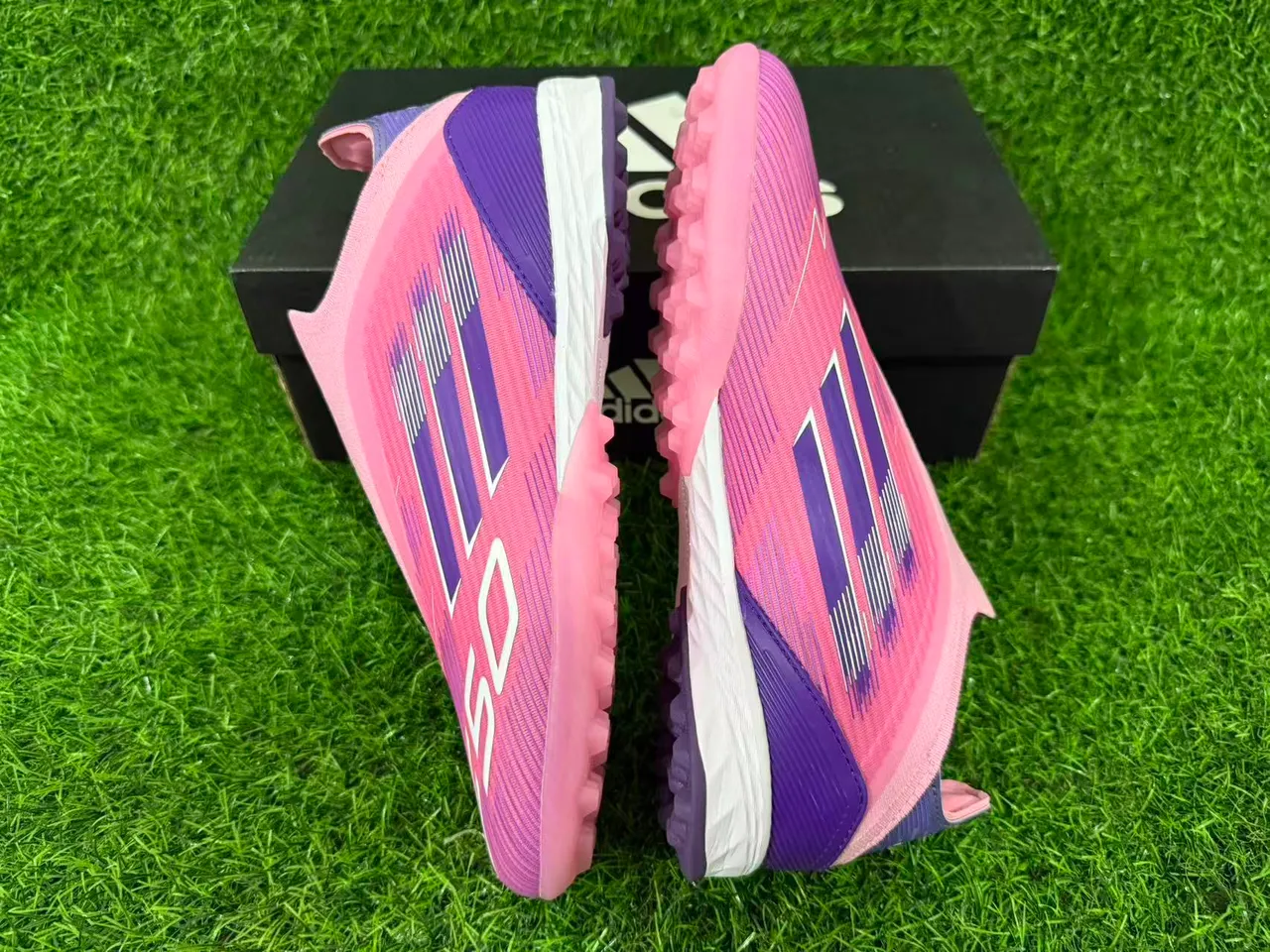 Adidas X Speedflow Rose Violet Pelouse Chaussures de Football 4