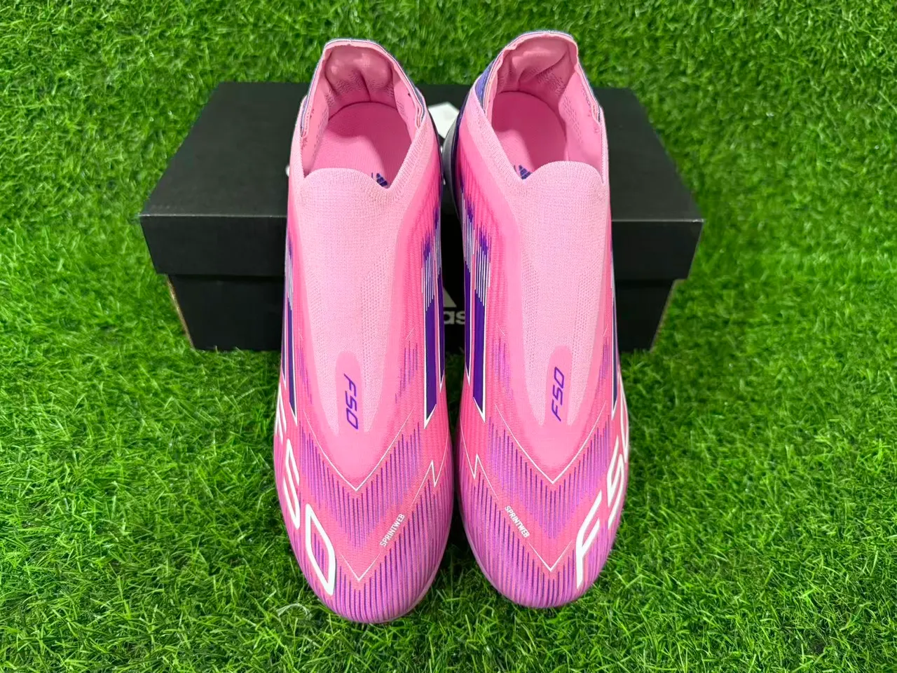 Adidas X Speedflow Rose Violet Pelouse Chaussures de Football 6