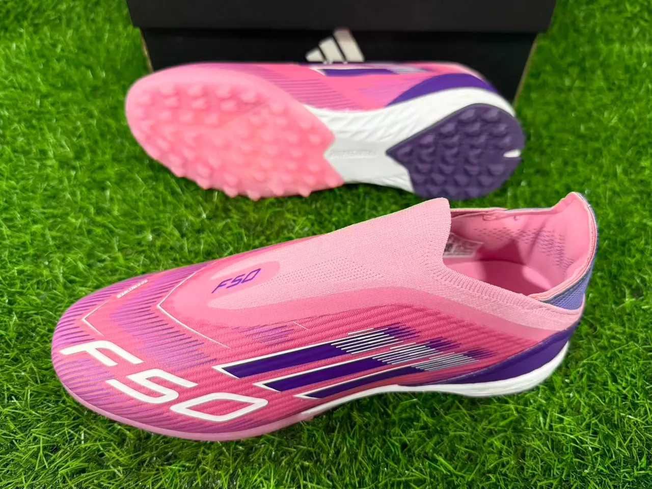 Adidas X Speedflow Rose Violet Pelouse Chaussures de Football 7