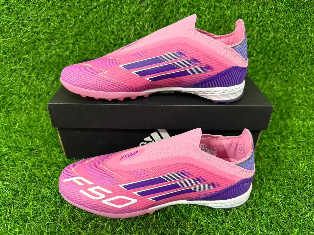 Adidas X Speedflow Rose Violet Pelouse Chaussures de Football 9