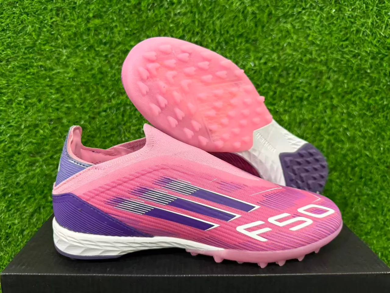 Adidas X Speedflow Rose Violet Pelouse Chaussures de Football 10