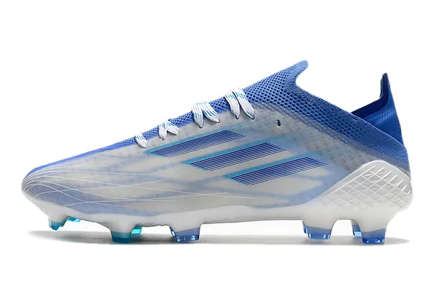 Adidas X Speedflow Translucent White Blue Firm-Ground Soccer Shoes 7