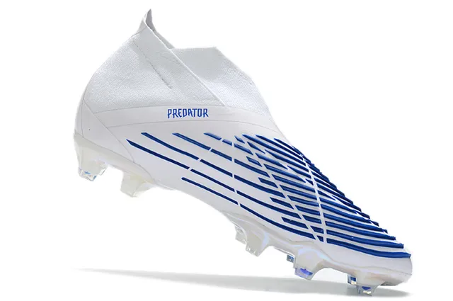 Adidas X Speedflow Blancos Azules Holográficos Firm-Ground Zapatos de Fútbol 4