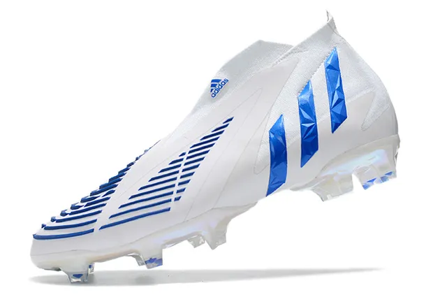 Adidas X Speedflow Blancos Azules Holográficos Firm-Ground Zapatos de Fútbol 5