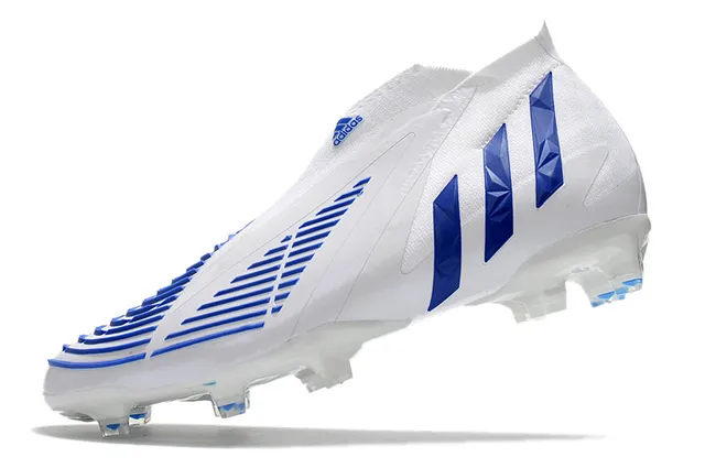 Adidas X Speedflow Blancos Azules Holográficos Firm-Ground Zapatos de Fútbol 11
