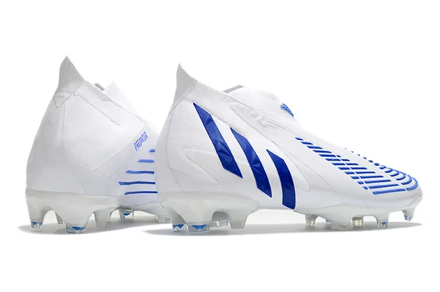 Adidas X Speedflow Blancos Azules Holográficos Firm-Ground Zapatos de Fútbol 14