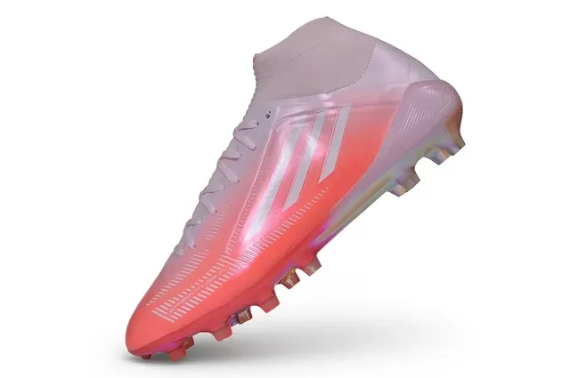 Adidas X Speedportal ইরিডেসেন্ট পিঙ্ক অরেঞ্জ ফার্ম-গ্রাউন্ড সকার জুতো 3