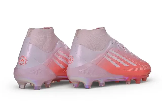 Adidas X Speedportal ইরিডেসেন্ট পিঙ্ক অরেঞ্জ ফার্ম-গ্রাউন্ড সকার জুতো 5