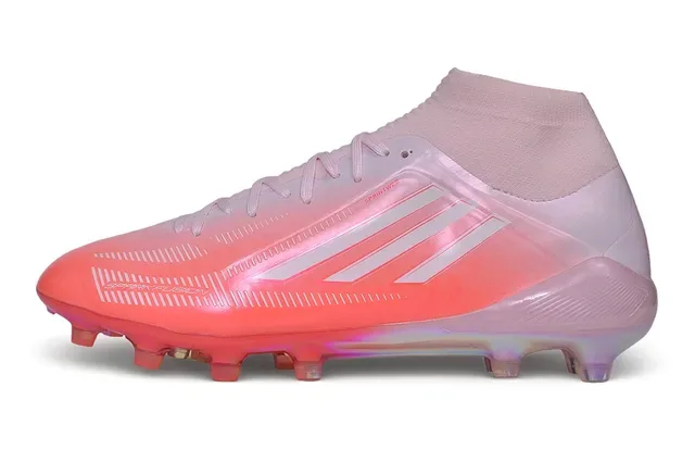 Adidas X Speedportal ইরিডেসেন্ট পিঙ্ক অরেঞ্জ ফার্ম-গ্রাউন্ড সকার জুতো 7