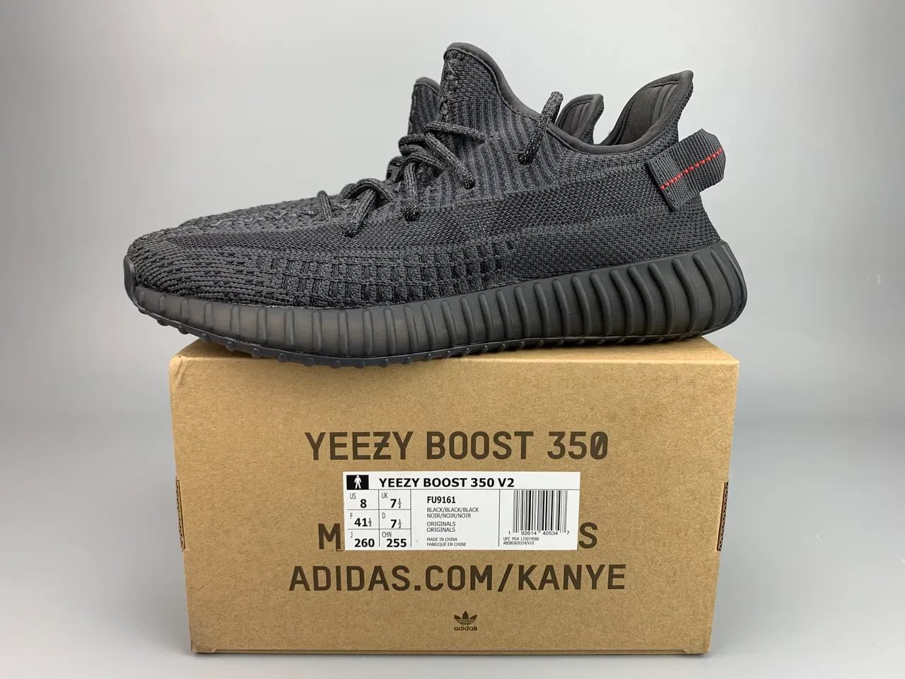 Adidas Yeezy Boost 350 Black Lifestyle Sneakers 2