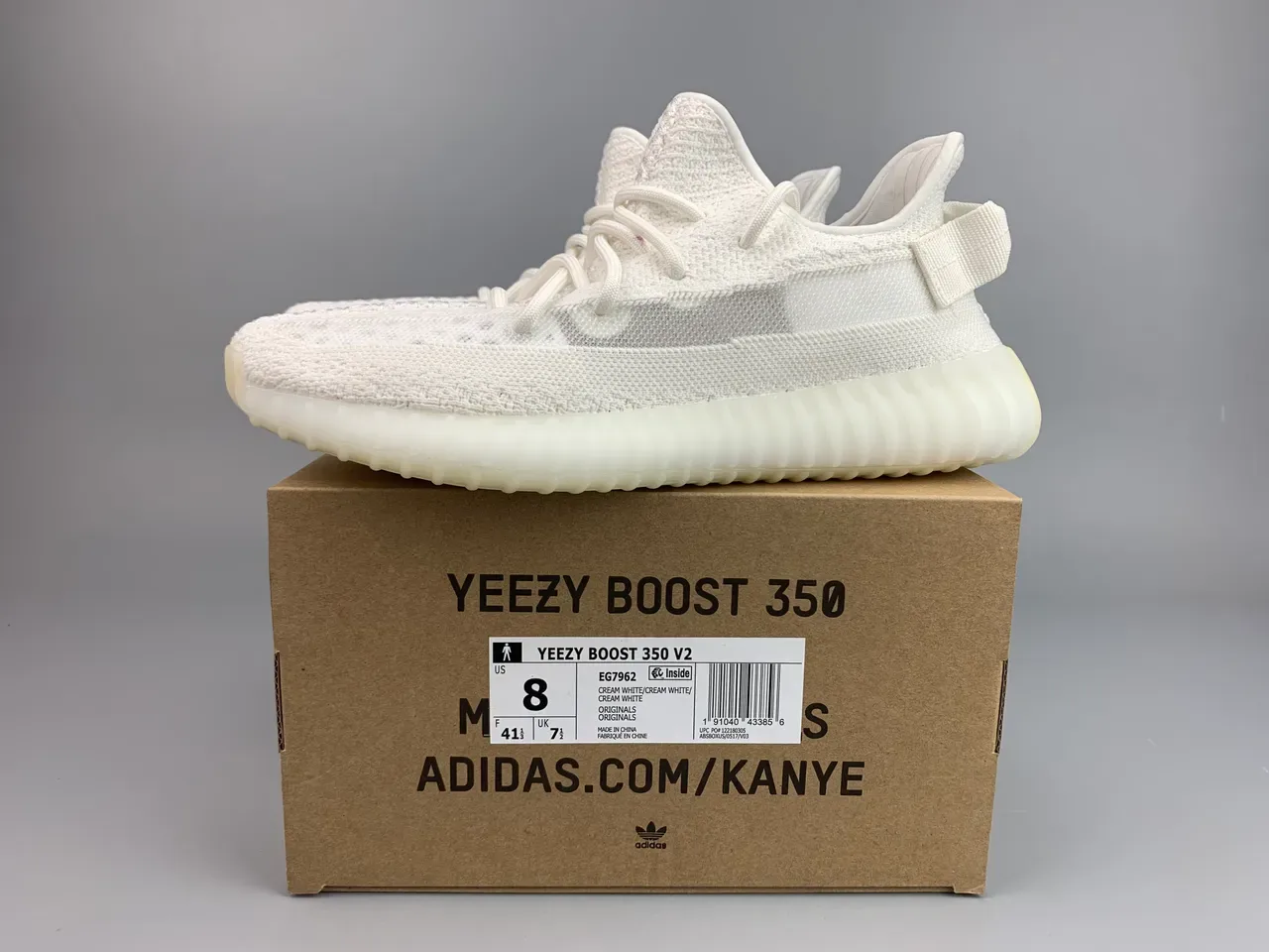 Adidas Yeezy Boost 350 V2 White Lifestyle Sneakers 2