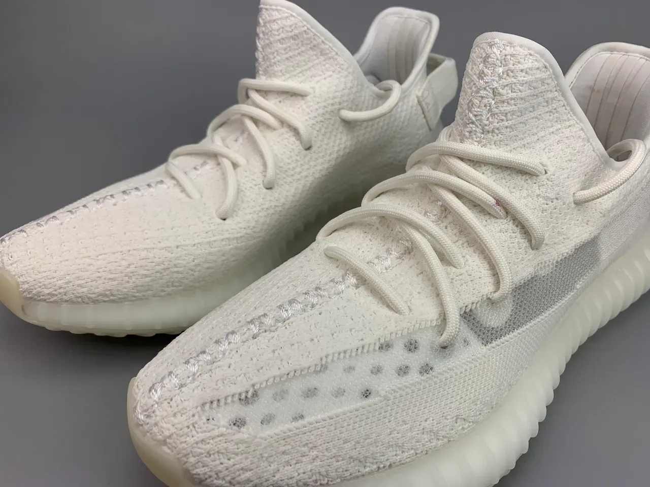 Adidas Yeezy Boost 350 V2 White Lifestyle Sneakers 7