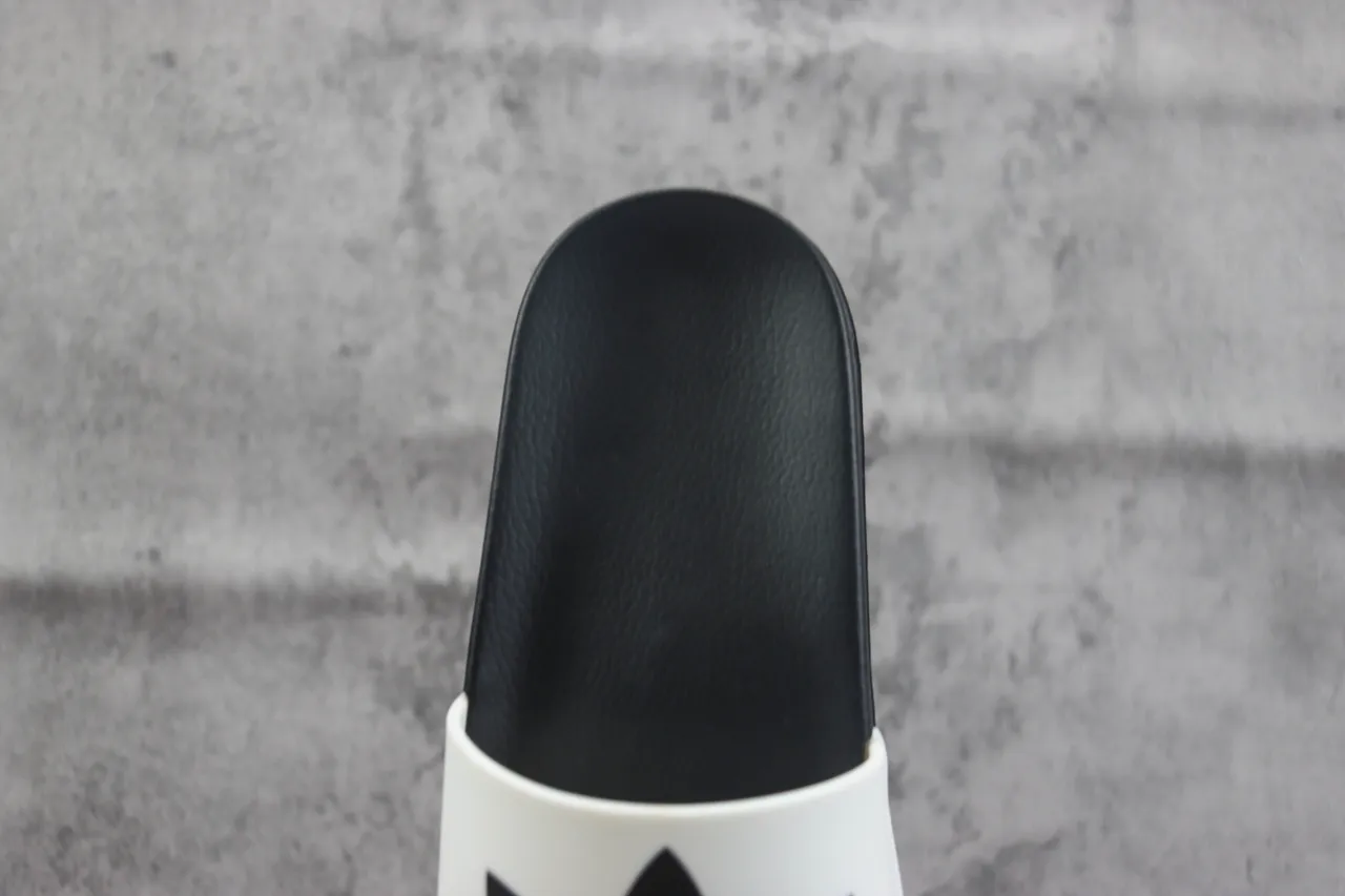 Adidas Yeezy Slide Black and White Slippers 4