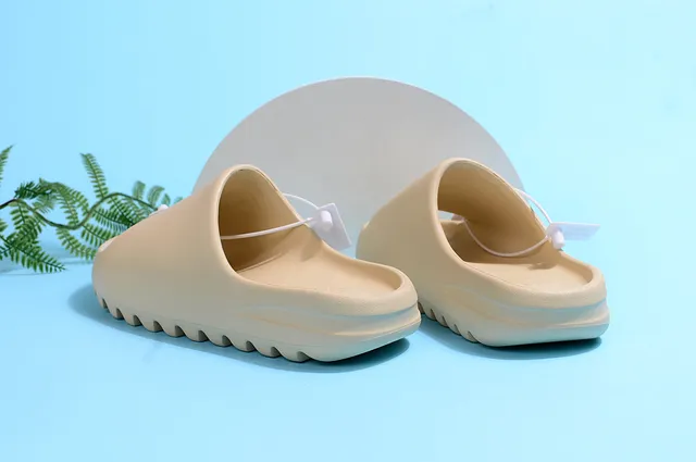 Adidas Yeezy Slide Rice White Matte Slippers 5