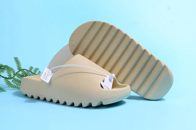 Adidas Yeezy Slide Rice White Matte Slippers 6