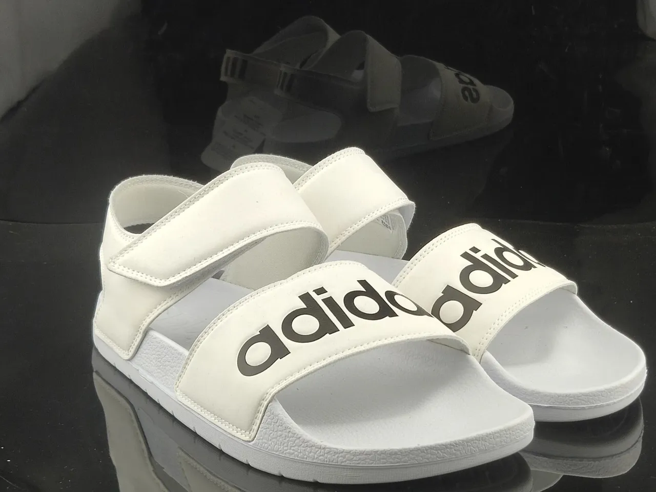 Adidas Yeezy Slide Sandales Casual Blanches 4