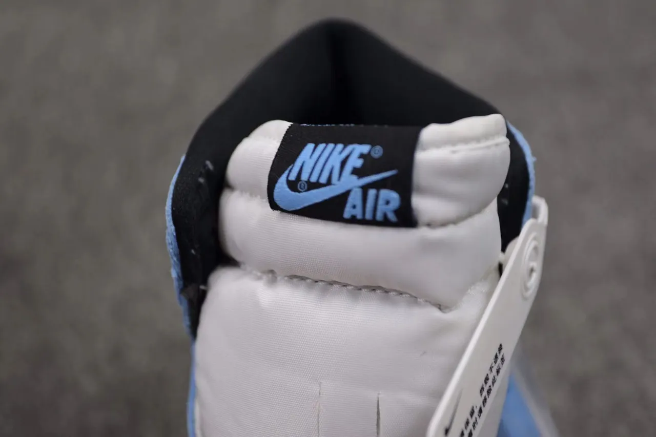 Air Jordan 1 Blue White High-Top Perforated Toe Basketball Shoes 6