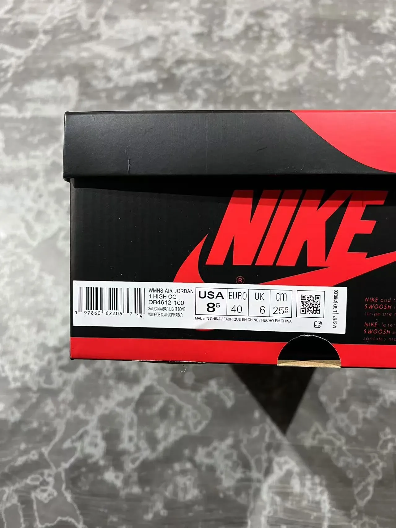 Air Jordan 1 High Off-White et Rouge Chaussures de Basketball en Cuir 10