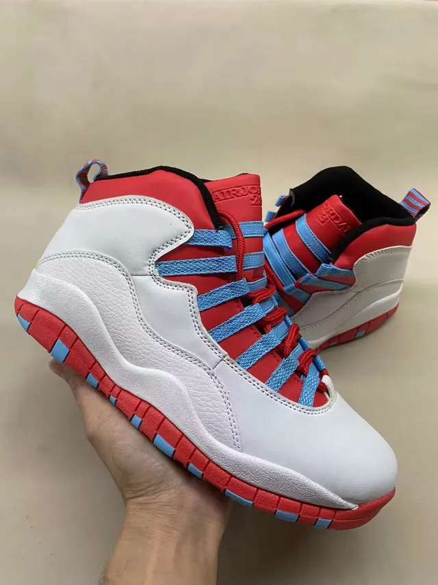 Air Jordan 10 Beige and Off-White Suede Basketball Shoes 5