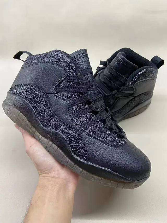 Air Jordan 10 Beige and Off-White Suede Basketball Shoes 7