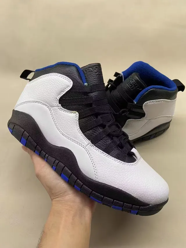 Air Jordan 10 Beige and Off-White Suede Basketball Shoes 11