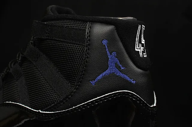 Air Jordan 11 Black Patent Leather Translucent Sole Basketball Shoes 6