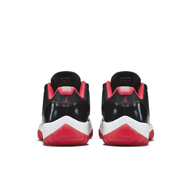 Air Jordan 11 Black Red Basketball Shoes 2