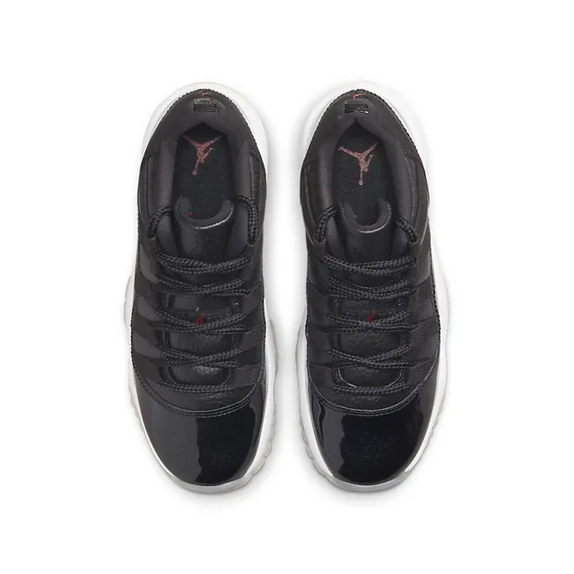 Air Jordan 11 Black White Basketball Shoes 4