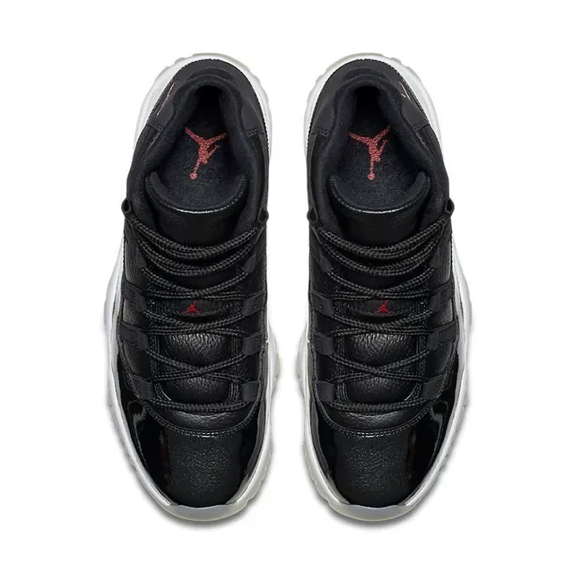 Air Jordan 11 Tênis de Basquete Preto Branco 4