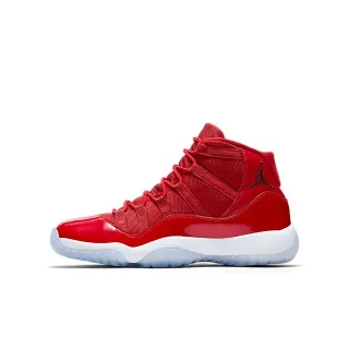 Air Jordan 11 Red Patent Leather Basketball Shoes