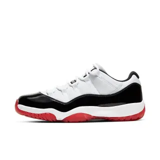 Air Jordan 11 White Black Red Basketball Shoes