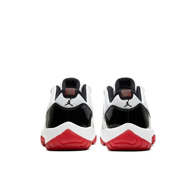 Air Jordan 11 White Black Red Basketball Shoes 2