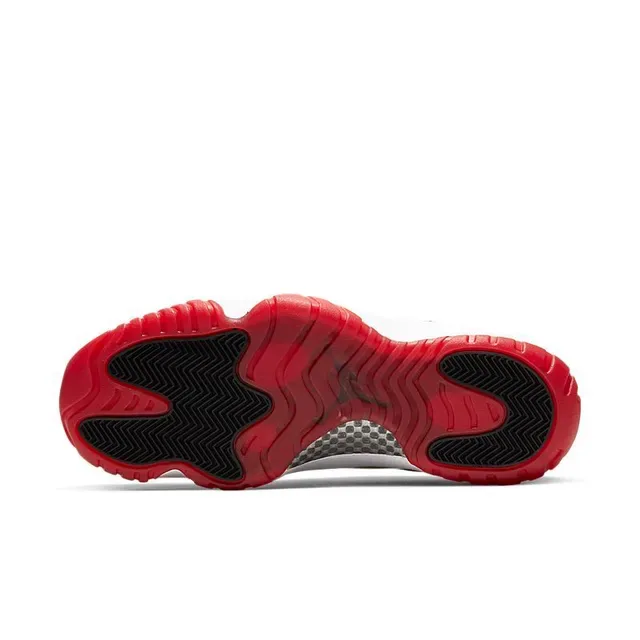 Air Jordan 11 White Black Red Basketball Shoes 6
